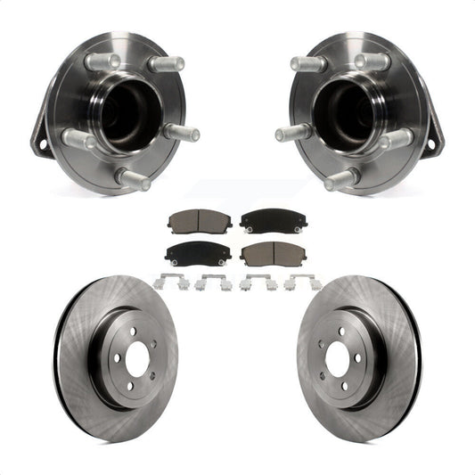 [Avant] Kit d'ensemble roulement de roue et moyeu pour 2015-2018 Dodge Charger RWD avec 3.6L 345mm Diameter Rotor KBB-123445