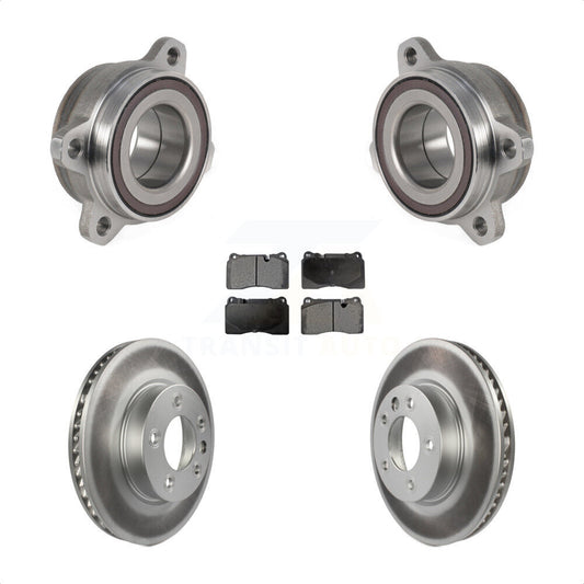 [Avant] Kit d'ensemble roulement de roue et moyeu pour 2011-2015 Volkswagen Touareg 330mm Diameter Rotor KBB-123465 par Transit Auto