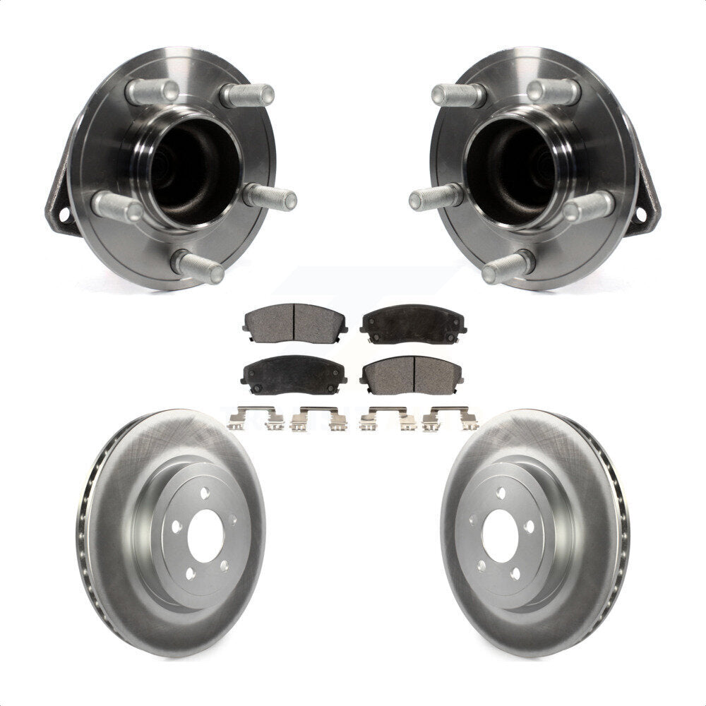 [Avant] Kit d'ensemble roulement de roue et moyeu pour 2015-2018 Dodge Charger RWD avec 3.6L 345mm Diameter Rotor KBB-123474