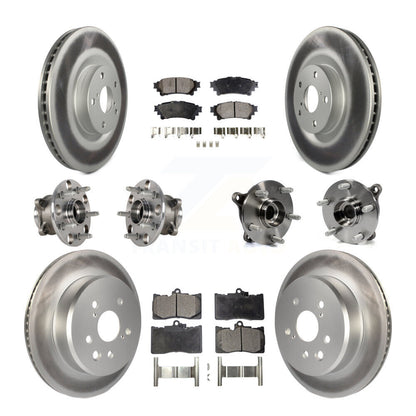 [Avant + Arrière] Kit d'ensemble roulement de roue et moyeu pour Lexus GS350 IS300 IS350 RC350 RC300 KBB-123484