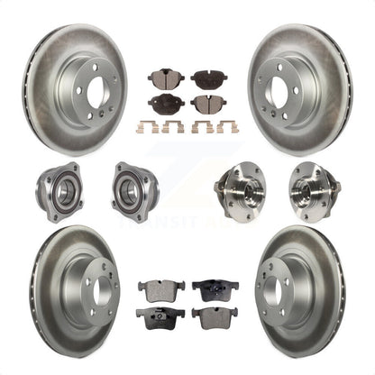 [Avant + Arrière] Kit d'ensemble roulement de roue et moyeu pour BMW X3 X4 KBB-123490 par Transit Auto