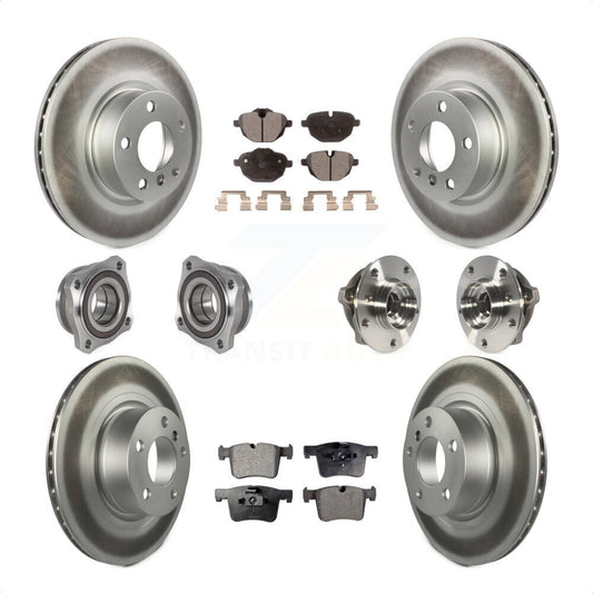 [Avant + Arrière] Kit d'ensemble roulement de roue et moyeu pour BMW X3 X4 KBB-123490 par Transit Auto