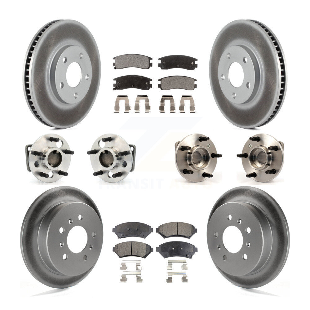 [Avant + Arrière] Kit d'ensemble roulement de roue et moyeu pour Chevrolet Impala Monte Carlo Non-ABS KBB-123492