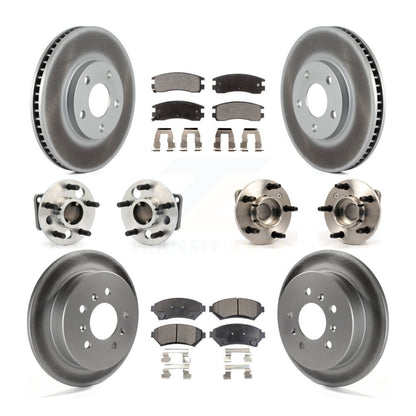 [Avant + Arrière] Kit d'ensemble roulement de roue et moyeu pour Chevrolet Impala Monte Carlo Non-ABS KBB-123492