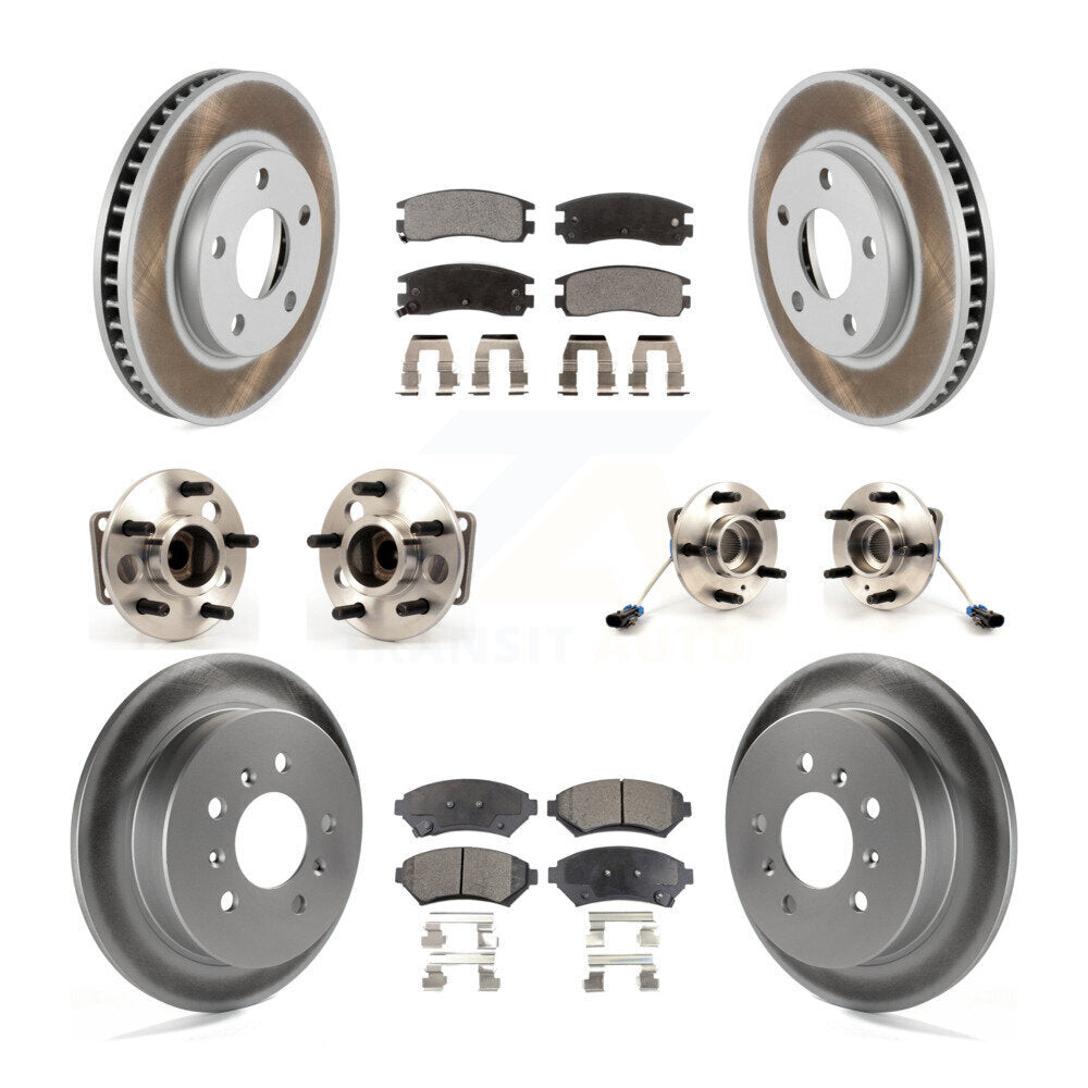 [Avant + Arrière] Kit d'ensemble roulement de roue et moyeu pour Pontiac Buick Grand Prix Chevrolet Venture Regal Century Oldsmobile Intrigue Montana Trans Sport KBB-123493
