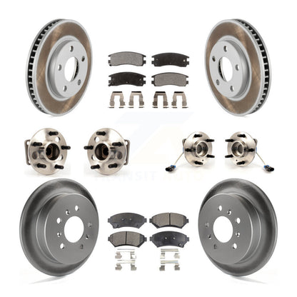 [Avant + Arrière] Kit d'ensemble roulement de roue et moyeu pour Pontiac Buick Grand Prix Chevrolet Venture Regal Century Oldsmobile Intrigue Montana Trans Sport KBB-123493