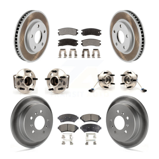 [Avant + Arrière] Kit d'ensemble roulement de roue et moyeu pour Pontiac Buick Grand Prix Chevrolet Venture Regal Century Oldsmobile Intrigue Montana Trans Sport KBB-123493