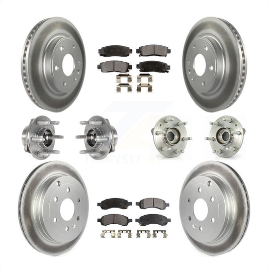 [Avant + Arrière] Kit d'ensemble roulement de roue et moyeu pour 2017 Buick Enclave AWD KBB-123495 par Transit Auto
