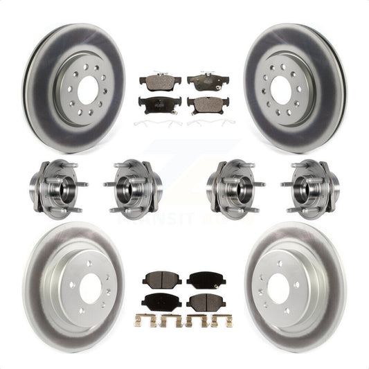 [Avant + Arrière] Kit d'ensemble roulement de roue et moyeu pour Buick Envision avec 315mm Diameter Rotor KBB-123499 par Transit Auto