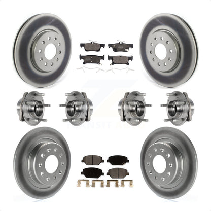 [Avant + Arrière] Kit d'ensemble roulement de roue et moyeu pour Buick Envision avec 288mm Diameter Rotor KBB-123500 par Transit Auto