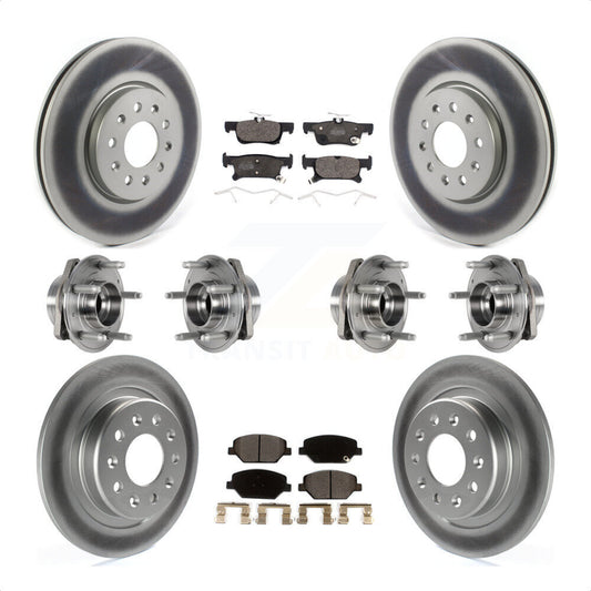 [Avant + Arrière] Kit d'ensemble roulement de roue et moyeu pour Buick Envision avec 288mm Diameter Rotor KBB-123500 par Transit Auto