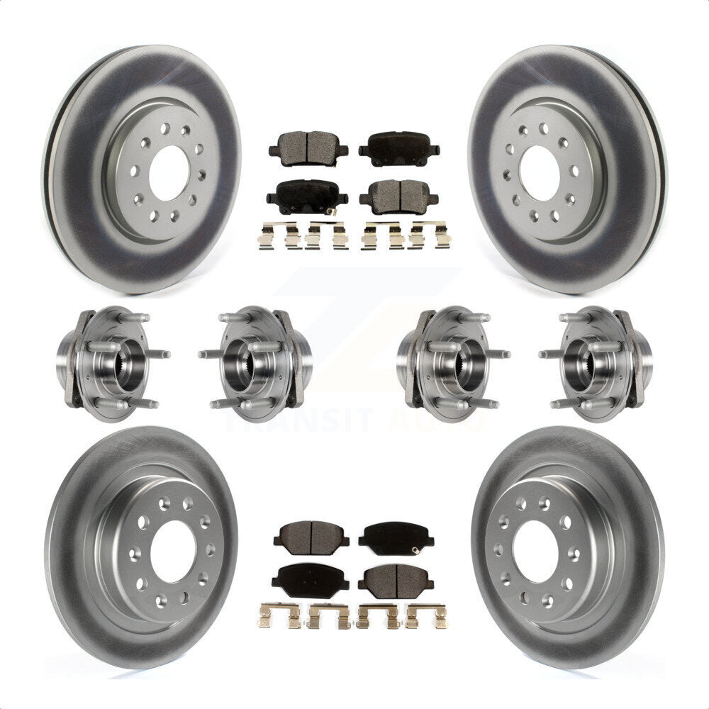 [Avant + Arrière] Kit d'ensemble roulement de roue et moyeu pour 2017-2018 Buick LaCrosse AWD avec 17" Factory Wheels KBB-123501 par Transit Auto