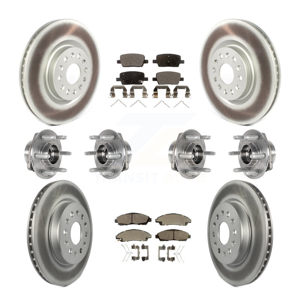 [Avant + Arrière] Kit d'ensemble roulement de roue et moyeu pour 2018-2019 Cadillac XT5 4WD KBB-123503