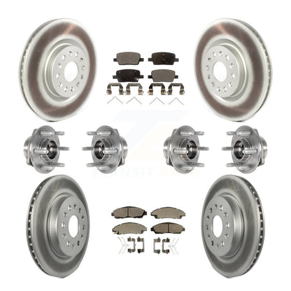 [Avant + Arrière] Kit d'ensemble roulement de roue et moyeu pour 2018-2019 Cadillac XT5 4WD KBB-123503