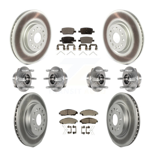 [Avant + Arrière] Kit d'ensemble roulement de roue et moyeu pour 2018-2019 Cadillac XT5 4WD KBB-123503