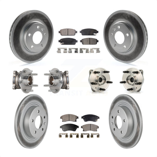 [Avant + Arrière] Kit d'ensemble roulement de roue et moyeu pour 2014-2015 Chevrolet Cruze DIESEL engine avec 15" Factory Wheels KBB-123512 par Transit Auto