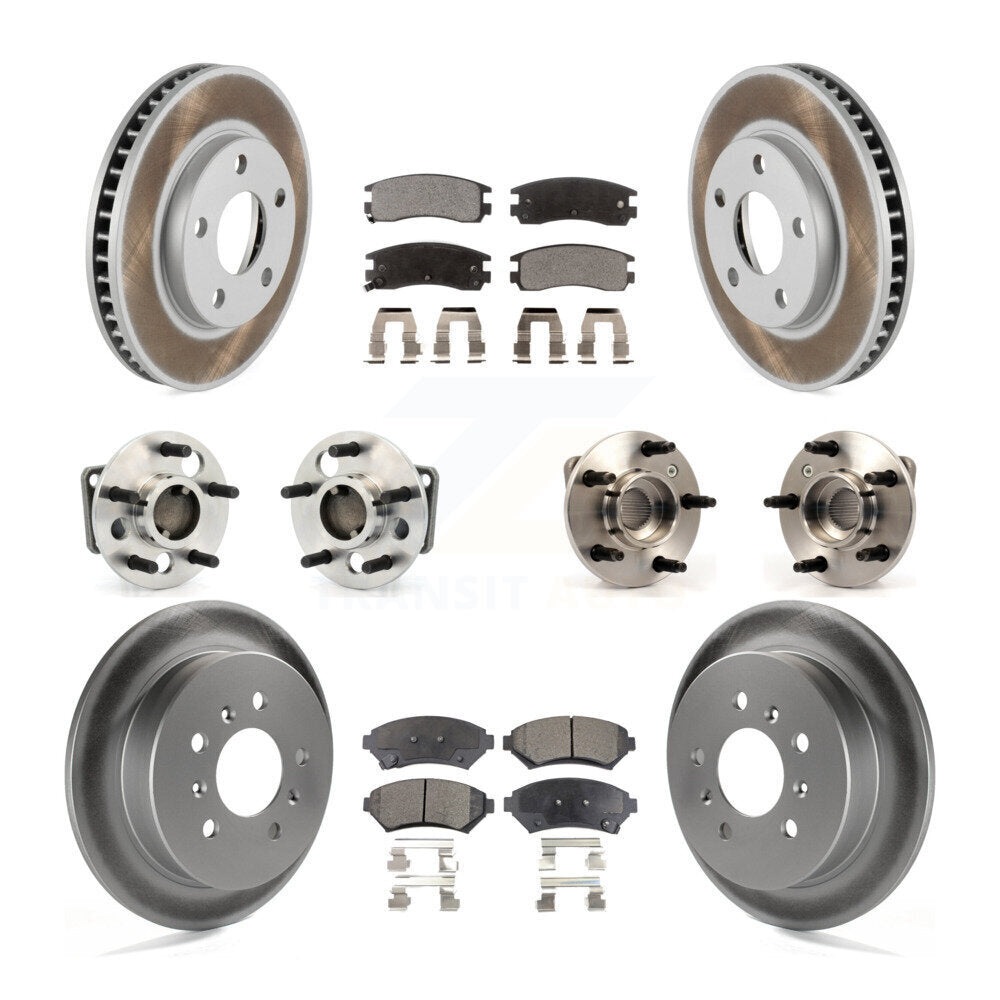 [Avant + Arrière] Kit d'ensemble roulement de roue et moyeu pour Buick Century Regal Pontiac Grand Prix Non-ABS KBB-123513