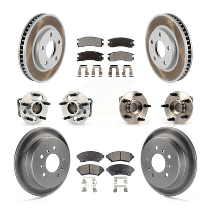 [Avant + Arrière] Kit d'ensemble roulement de roue et moyeu pour Buick Century Regal Pontiac Grand Prix Non-ABS KBB-123513