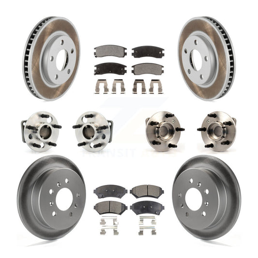 [Avant + Arrière] Kit d'ensemble roulement de roue et moyeu pour Buick Century Regal Pontiac Grand Prix Non-ABS KBB-123513