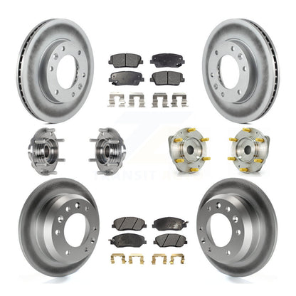 [Avant + Arrière] Kit d'ensemble roulement de roue et moyeu pour Kia Sedona Hyundai Entourage KBB-123517