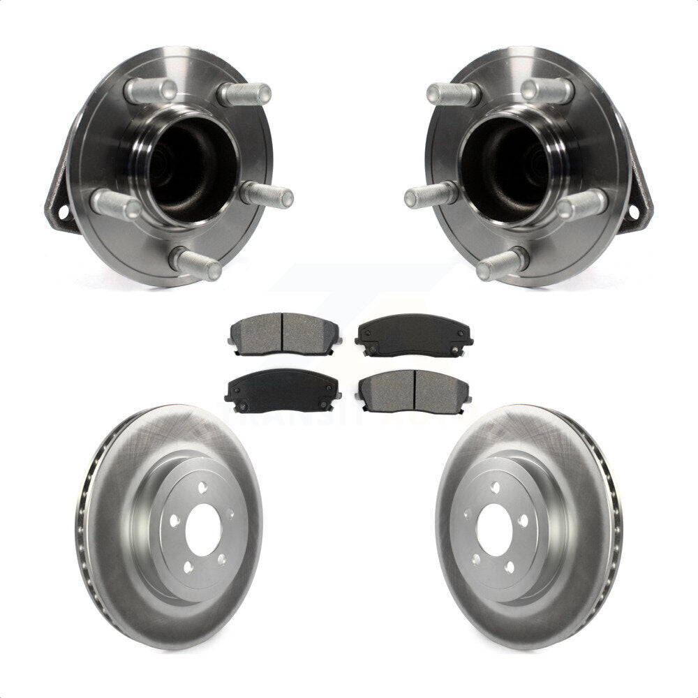 [Avant] Kit d'ensemble roulement de roue et moyeu pour 2015-2018 Dodge Charger RWD avec 3.6L 345mm Diameter Rotor KBB-123531