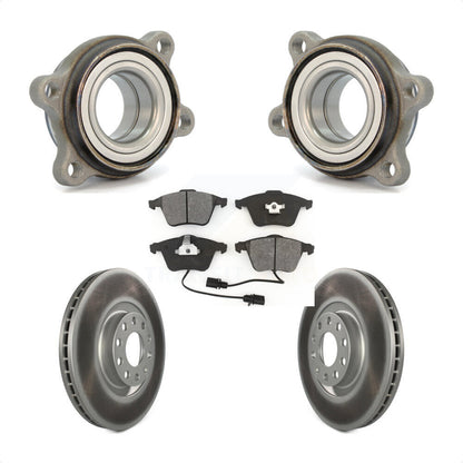 [Avant] Kit d'ensemble roulement de roue et moyeu pour 2002-2004 Audi A6 Quattro 321mm Diameter Rotor KBB-123533 par Transit Auto