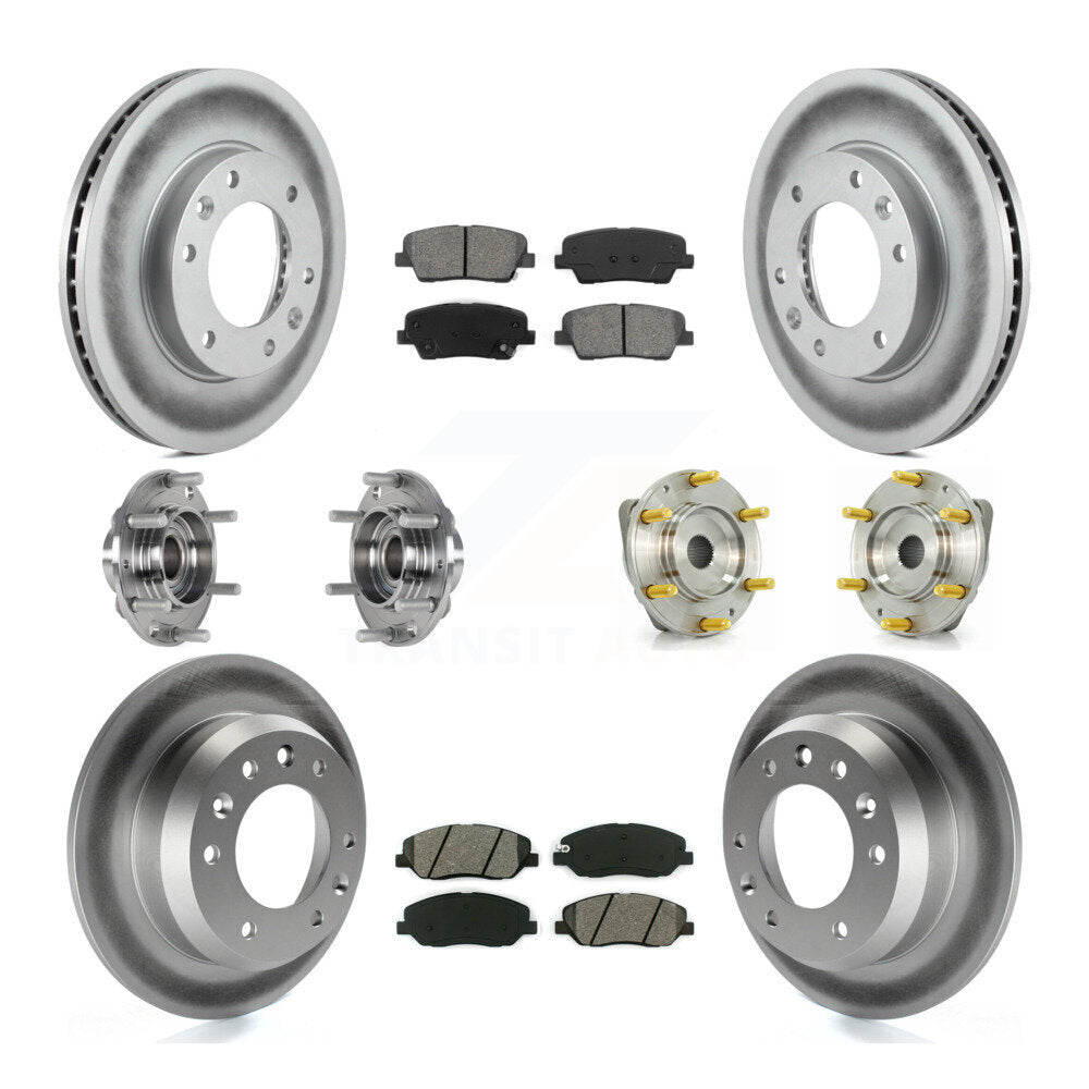 [Avant + Arrière] Kit d'ensemble roulement de roue et moyeu pour Kia Sedona Hyundai Entourage KBB-123542
