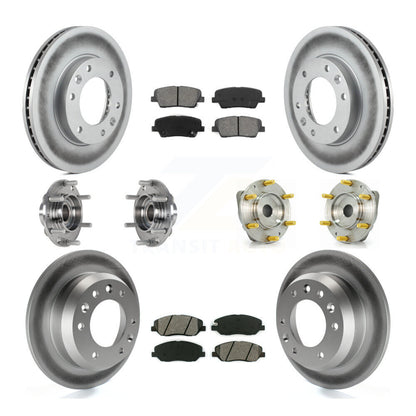 [Avant + Arrière] Kit d'ensemble roulement de roue et moyeu pour Kia Sedona Hyundai Entourage KBB-123542