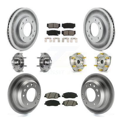 [Avant + Arrière] Kit d'ensemble roulement de roue et moyeu pour Kia Sedona Hyundai Entourage To 04/27/06 KBB-123543