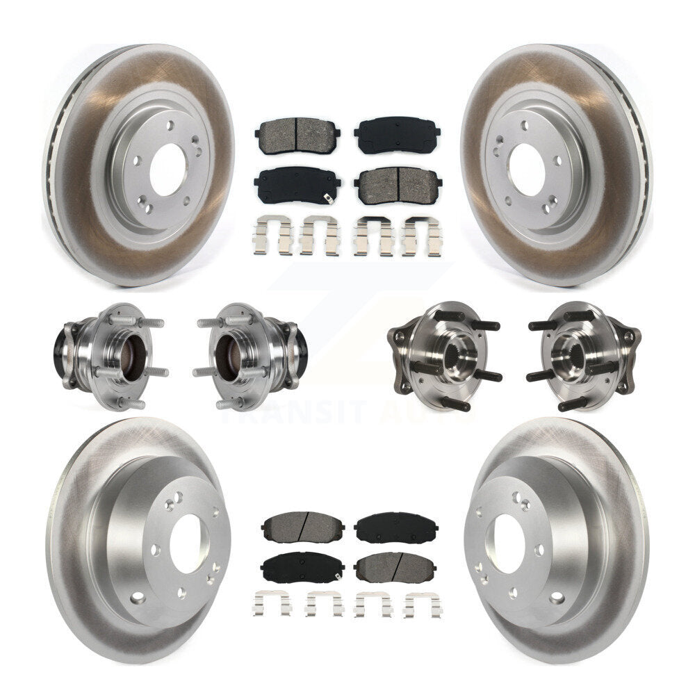 [Avant + Arrière] Kit d'ensemble roulement de roue et moyeu pour 2015-2019 Kia Sedona KBB-123556