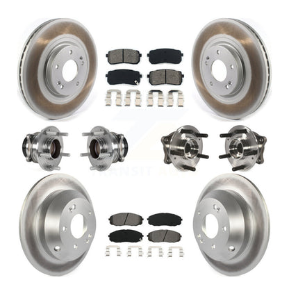 [Avant + Arrière] Kit d'ensemble roulement de roue et moyeu pour 2015-2019 Kia Sedona KBB-123556