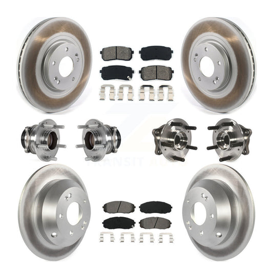 [Avant + Arrière] Kit d'ensemble roulement de roue et moyeu pour 2015-2019 Kia Sedona KBB-123556