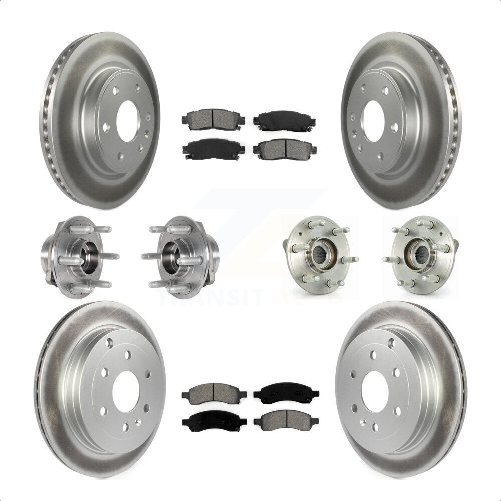 [Avant + Arrière] Kit d'ensemble roulement de roue et moyeu pour 2017 Buick Enclave AWD KBB-123558 par Transit Auto