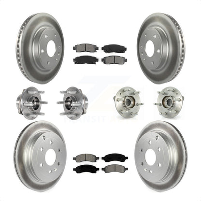 [Avant + Arrière] Kit d'ensemble roulement de roue et moyeu pour 2017 Buick Enclave AWD KBB-123558 par Transit Auto