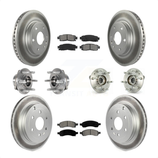 [Avant + Arrière] Kit d'ensemble roulement de roue et moyeu pour 2017 Buick Enclave AWD KBB-123558 par Transit Auto