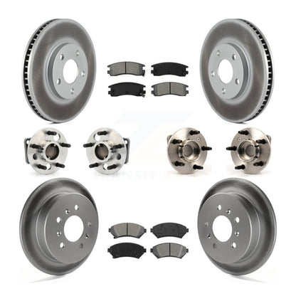 [Avant + Arrière] Kit d'ensemble roulement de roue et moyeu pour Chevrolet Impala Monte Carlo Non-ABS KBB-123562