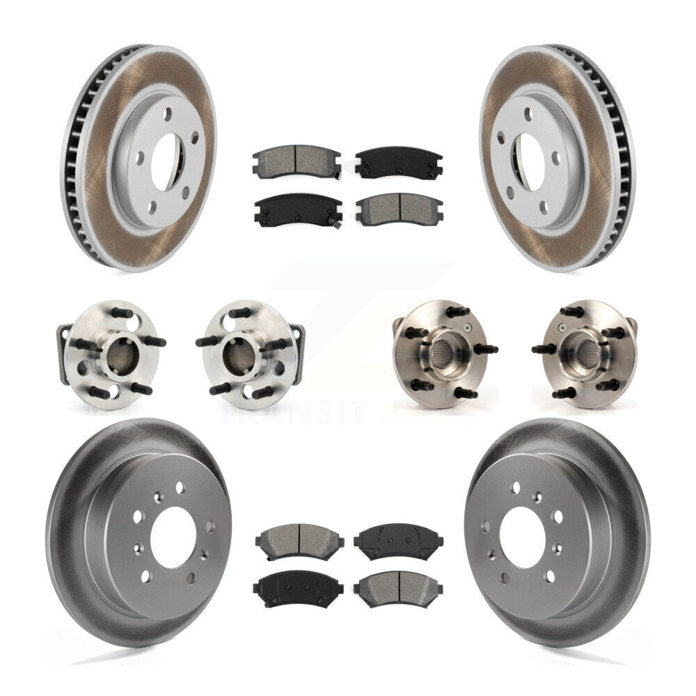 [Avant + Arrière] Kit d'ensemble roulement de roue et moyeu pour Buick Century Regal Pontiac Grand Prix Non-ABS KBB-123565