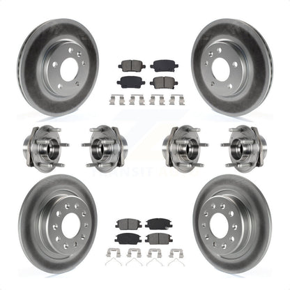 [Avant + Arrière] Kit d'ensemble roulement de roue et moyeu pour 2017-2018 Buick LaCrosse AWD avec 16" Factory Wheels KBB-123568 par Transit Auto