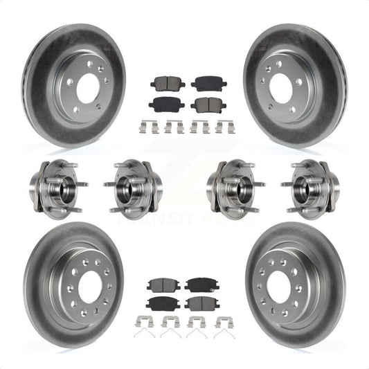 [Avant + Arrière] Kit d'ensemble roulement de roue et moyeu pour 2017-2018 Buick LaCrosse AWD avec 16" Factory Wheels KBB-123568 par Transit Auto
