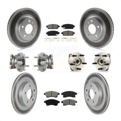 [Avant + Arrière] Kit d'ensemble roulement de roue et moyeu pour 2014-2015 Chevrolet Cruze DIESEL engine avec 15" Factory Wheels KBB-123570 par Transit Auto