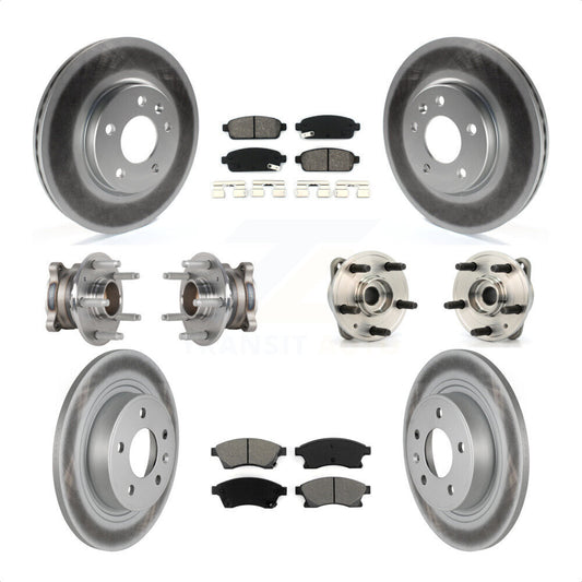 [Avant + Arrière] Kit d'ensemble roulement de roue et moyeu pour 2014-2015 Chevrolet Cruze DIESEL engine avec 15" Factory Wheels KBB-123570 par Transit Auto