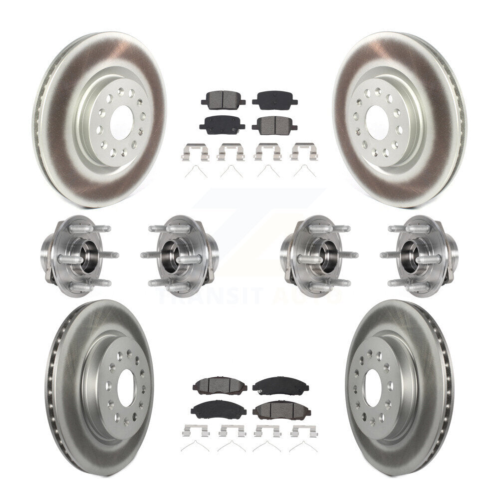 [Avant + Arrière] Kit d'ensemble roulement de roue et moyeu pour 2018-2019 Cadillac XT5 4WD KBB-123572