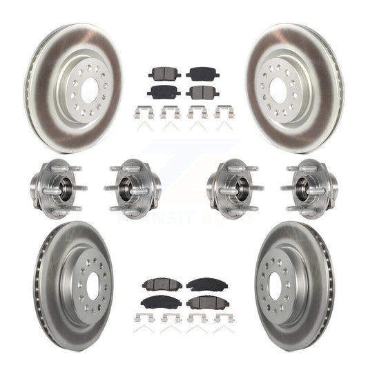 [Avant + Arrière] Kit d'ensemble roulement de roue et moyeu pour 2018-2019 Cadillac XT5 4WD KBB-123572