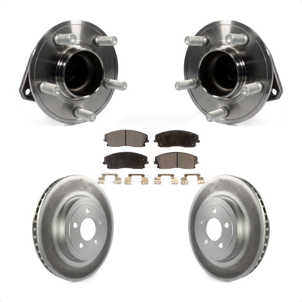 [Avant] Kit d'ensemble roulement de roue et moyeu pour 2015-2018 Dodge Charger RWD avec 3.6L 345mm Diameter Rotor KBB-123587