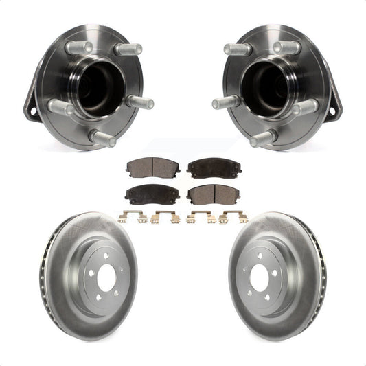[Avant] Kit d'ensemble roulement de roue et moyeu pour 2015-2018 Dodge Charger RWD avec 3.6L 345mm Diameter Rotor KBB-123587