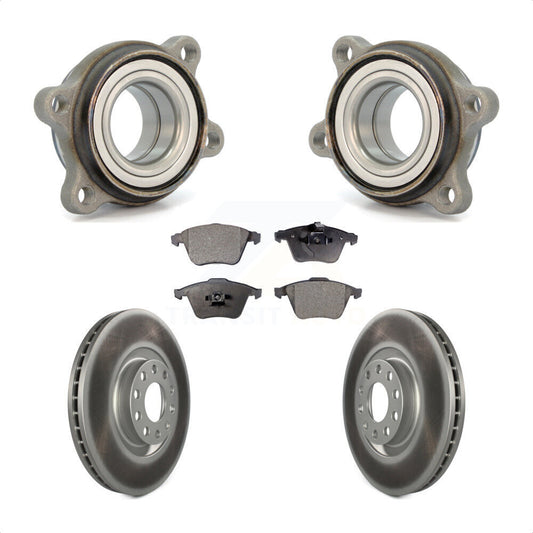 [Avant] Kit d'ensemble roulement de roue et moyeu pour 2002-2004 Audi A6 Quattro 321mm Diameter Rotor KBB-123592 par Transit Auto