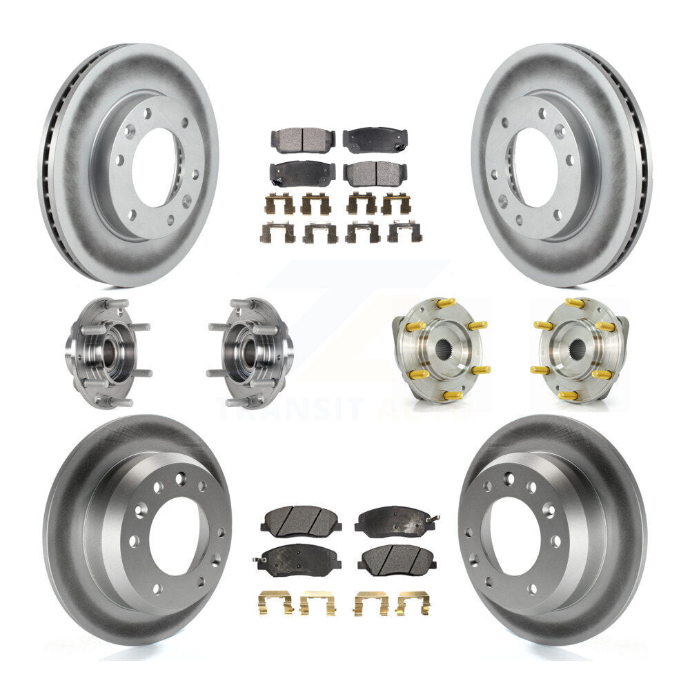 [Avant + Arrière] Kit d'ensemble roulement de roue et moyeu pour Kia Sedona Hyundai Entourage To 04/27/06 KBB-123603