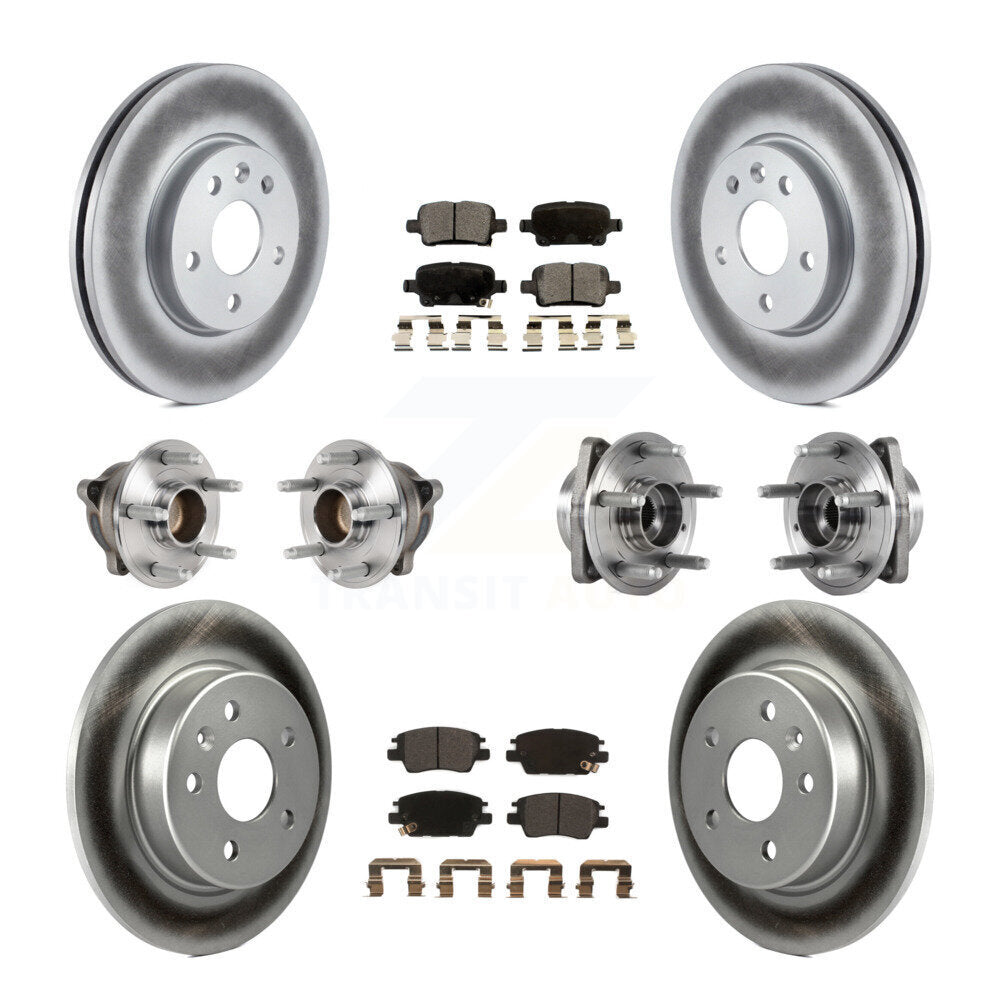 [Avant + Arrière] Kit d'ensemble roulement de roue et moyeu pour Chevrolet Volt Bolt EV KBB-123605