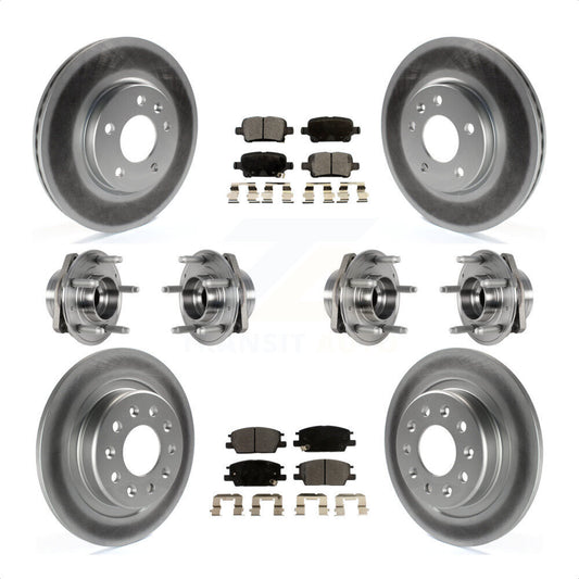 [Avant + Arrière] Kit d'ensemble roulement de roue et moyeu pour 2017-2018 Buick LaCrosse AWD avec 16" Factory Wheels KBB-123608 par Transit Auto