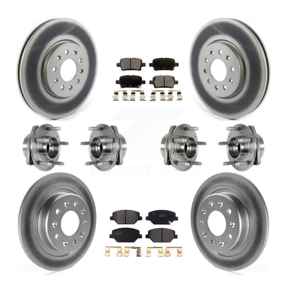 [Avant + Arrière] Kit d'ensemble roulement de roue et moyeu pour 2017-2018 Buick LaCrosse AWD avec 17" Factory Wheels KBB-123609 par Transit Auto